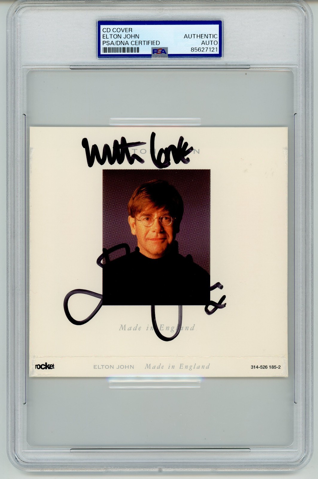 Elton John ~ Signed Autographed 