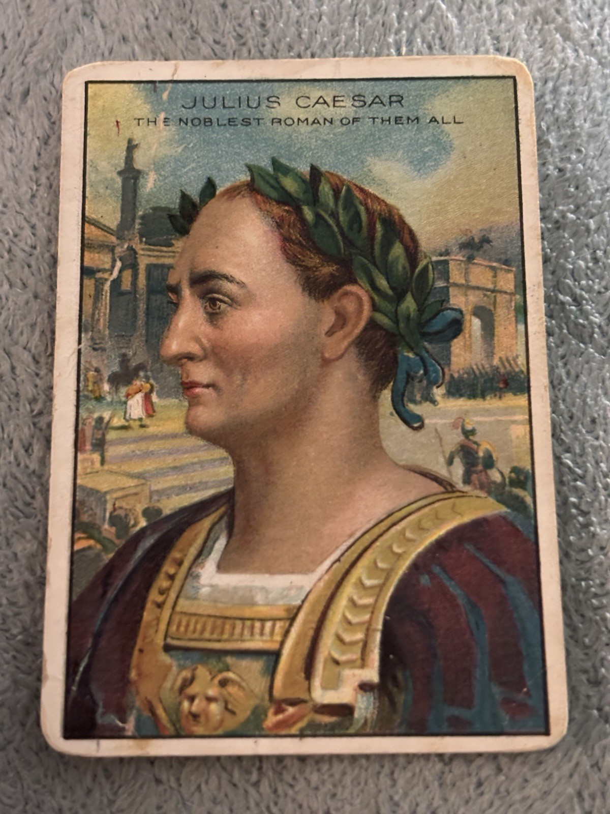 1911 T68 Royal Bengals Little Cigars Men of History 2nd Series Julius Caesar