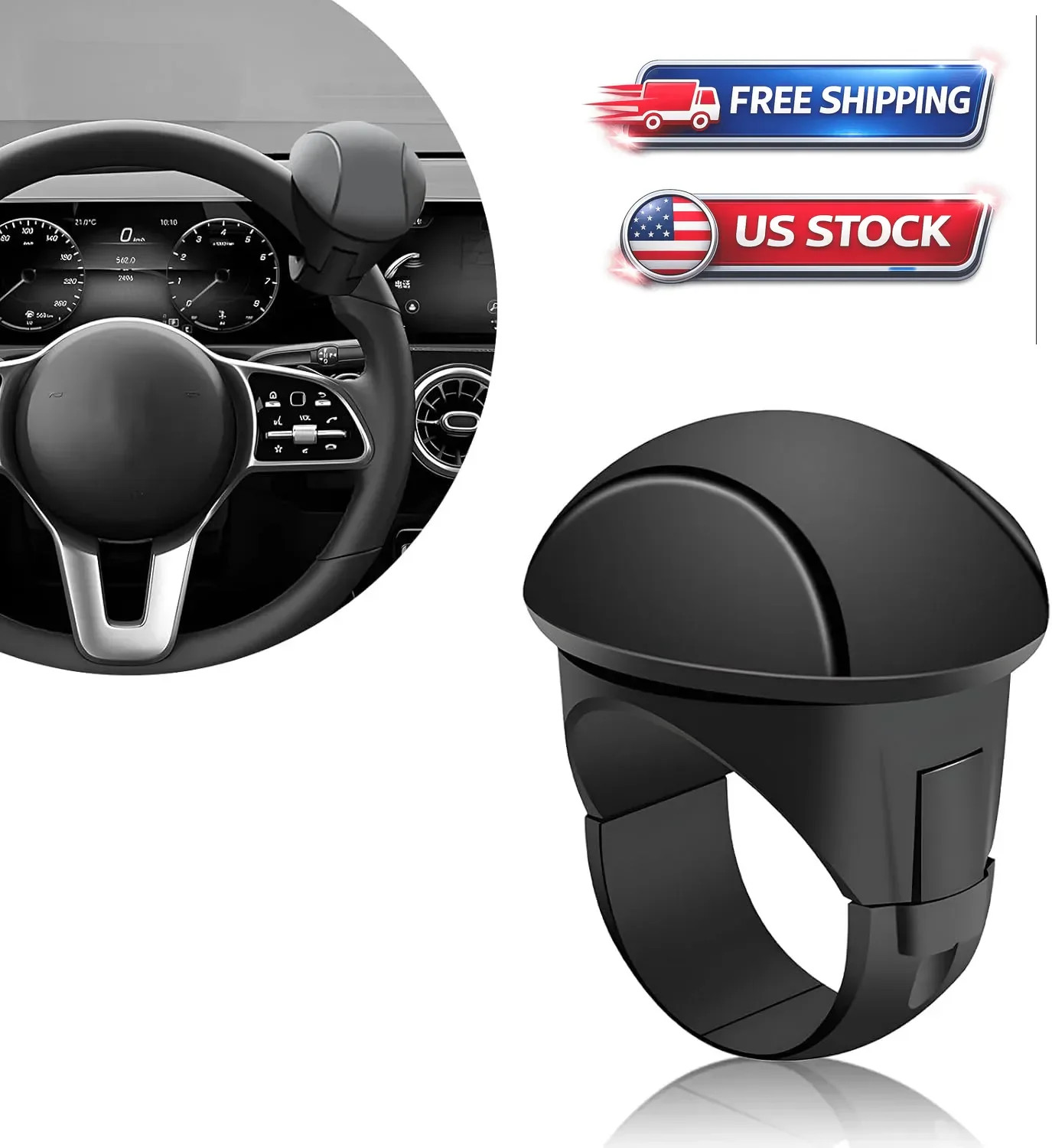 Steering Wheel Spinner Knob Handle Universal Heavy Duty Suicide Truck Car Power
