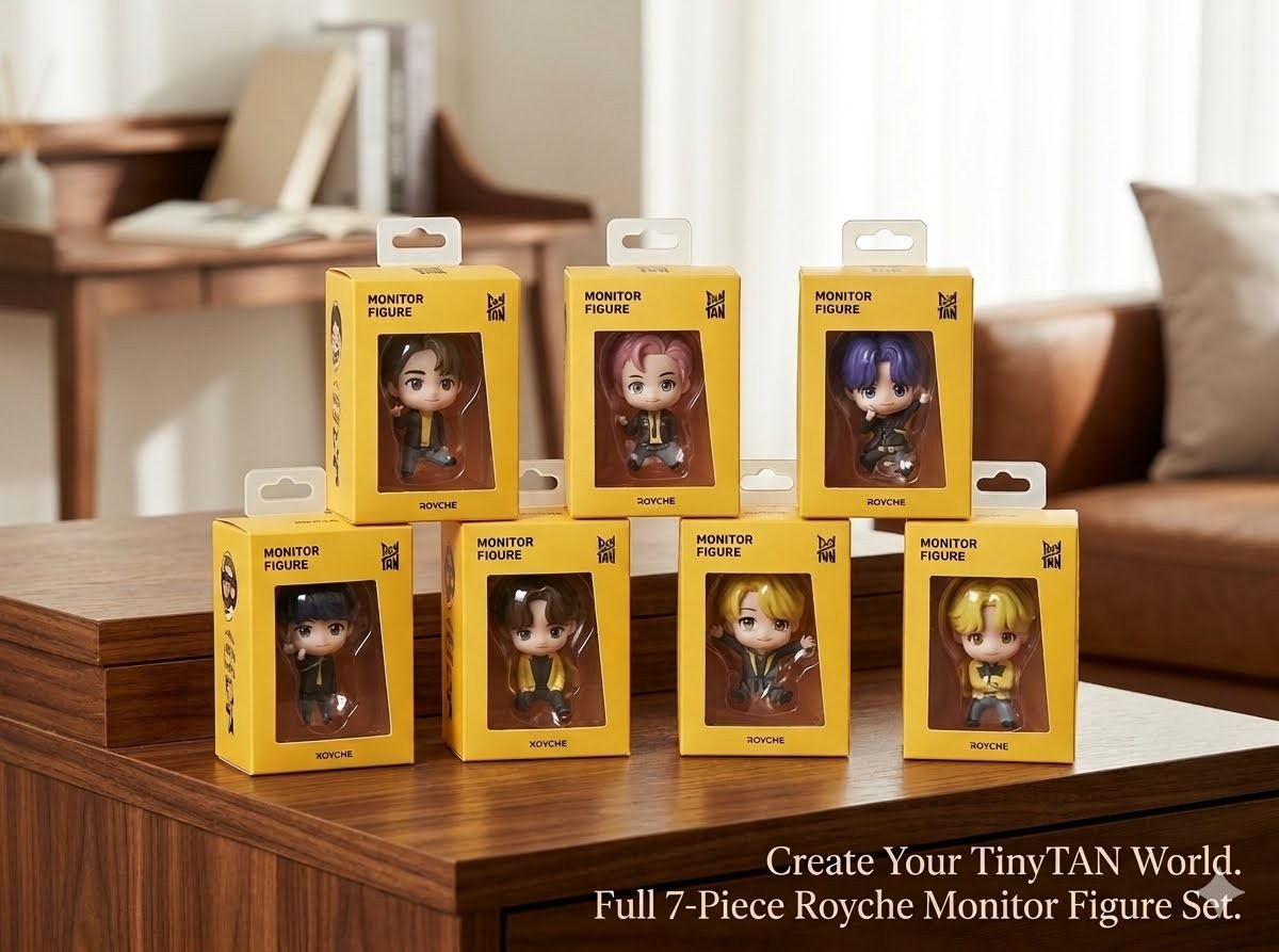 BTS TinyTAN Butter Figure Full Set 7 Members Official Banpresto K-POP New