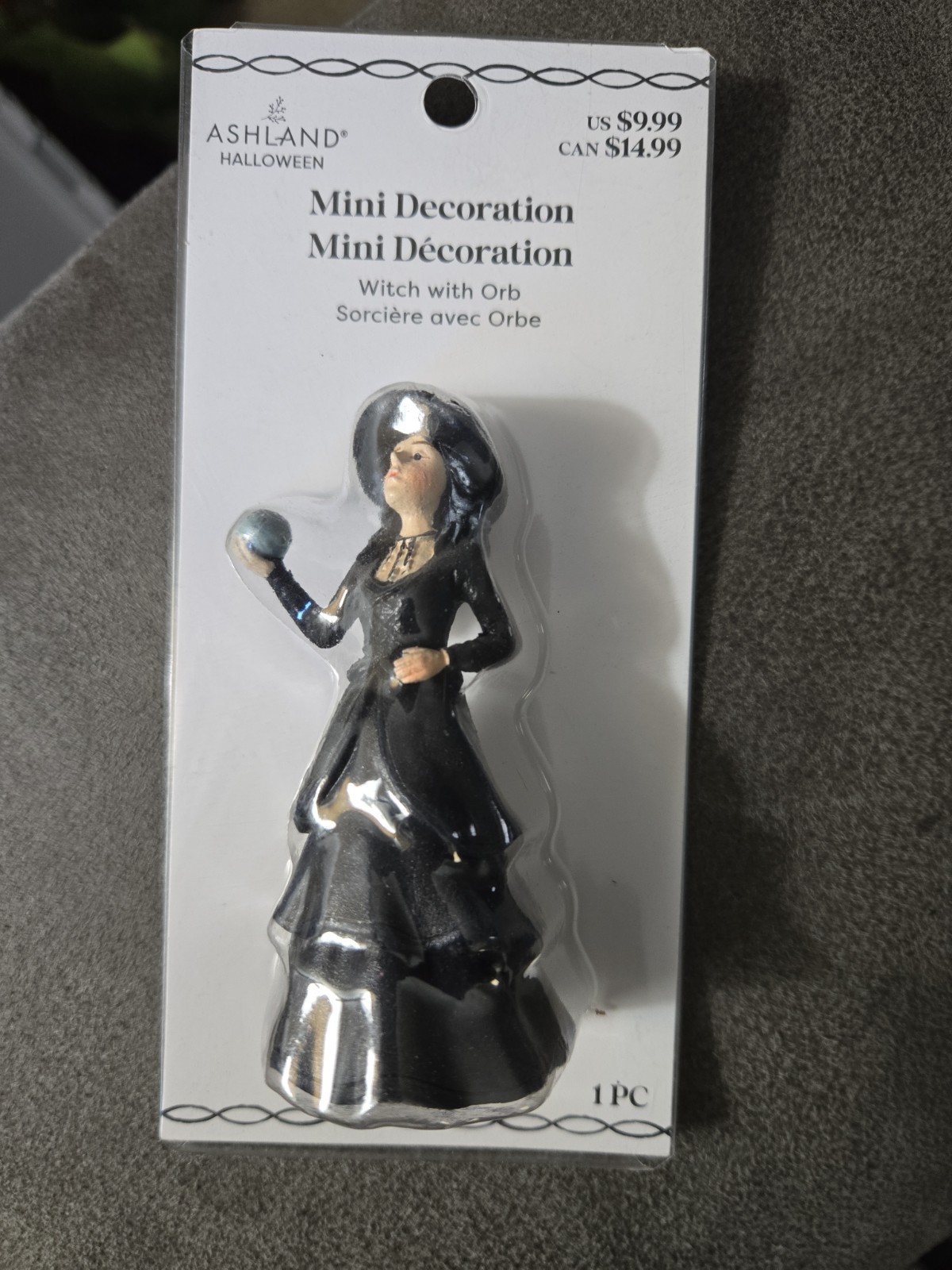 Ashland Halloween Tiny Treasures, Witch with Orb  2025  NEW