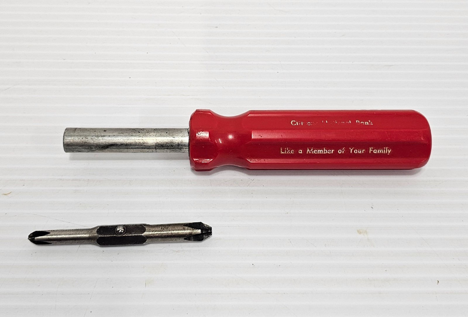 Citizens National Bank 4 Way Screwdriver New Account Promotional Gift Vtg Rare
