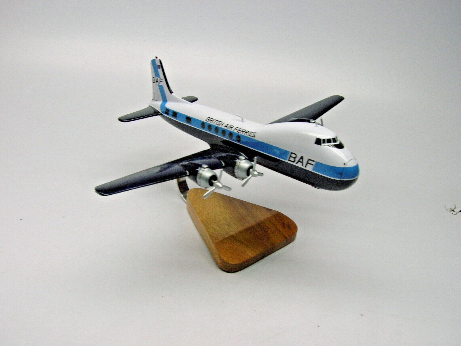 ATL-98 Carvair ATL 98 Aircraft Desktop Mahogany Kiln Dried Wood Model Small New