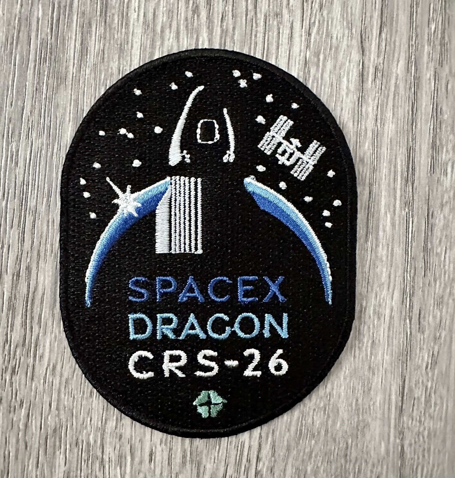 Original SpaceX CR - 26 Dragon Mission Patch NASA Falcon 9 3.5”