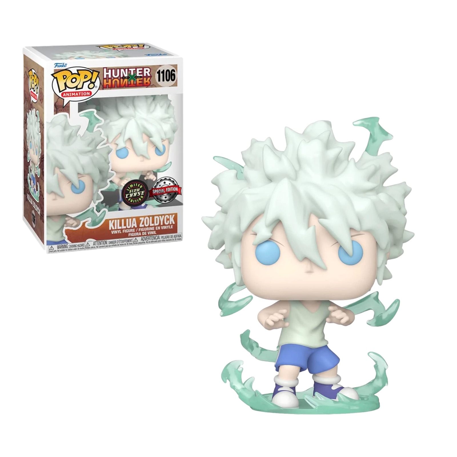 Funko POP Animation Hunter X Hunter GITD CHASE Killua Zoldyck #1106 Exclusive