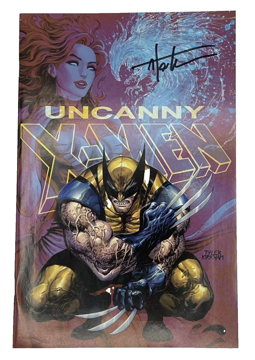 Uncanny X-Men #19 Signed Tyler Kirkham COA Wolverine Marvel Comics 2019 LTD 3000