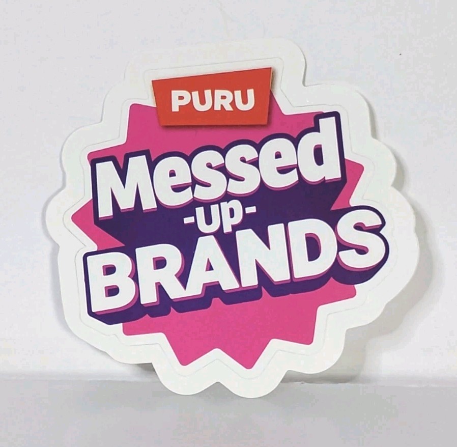 Zuru Mega Gross Minis Puru Messed Up Brands Sticker Zuru Mega Gross Minis Puru Messed Up Brands Sticker