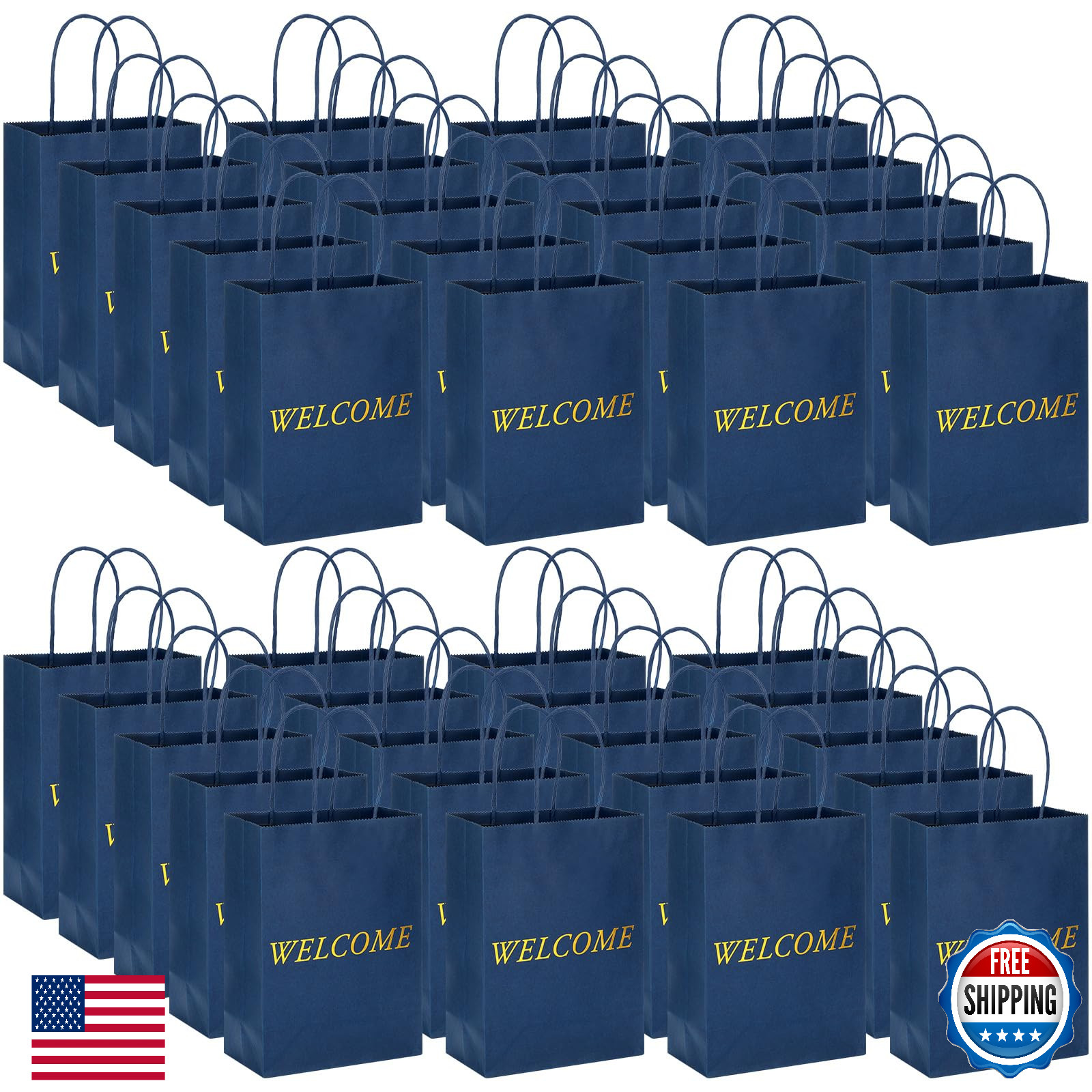 Jexine 100 Welcome Gift Bags 5.9x3.1x8.1 Jexine 100 Welcome Gift Bags 5.9x3.1x8.1