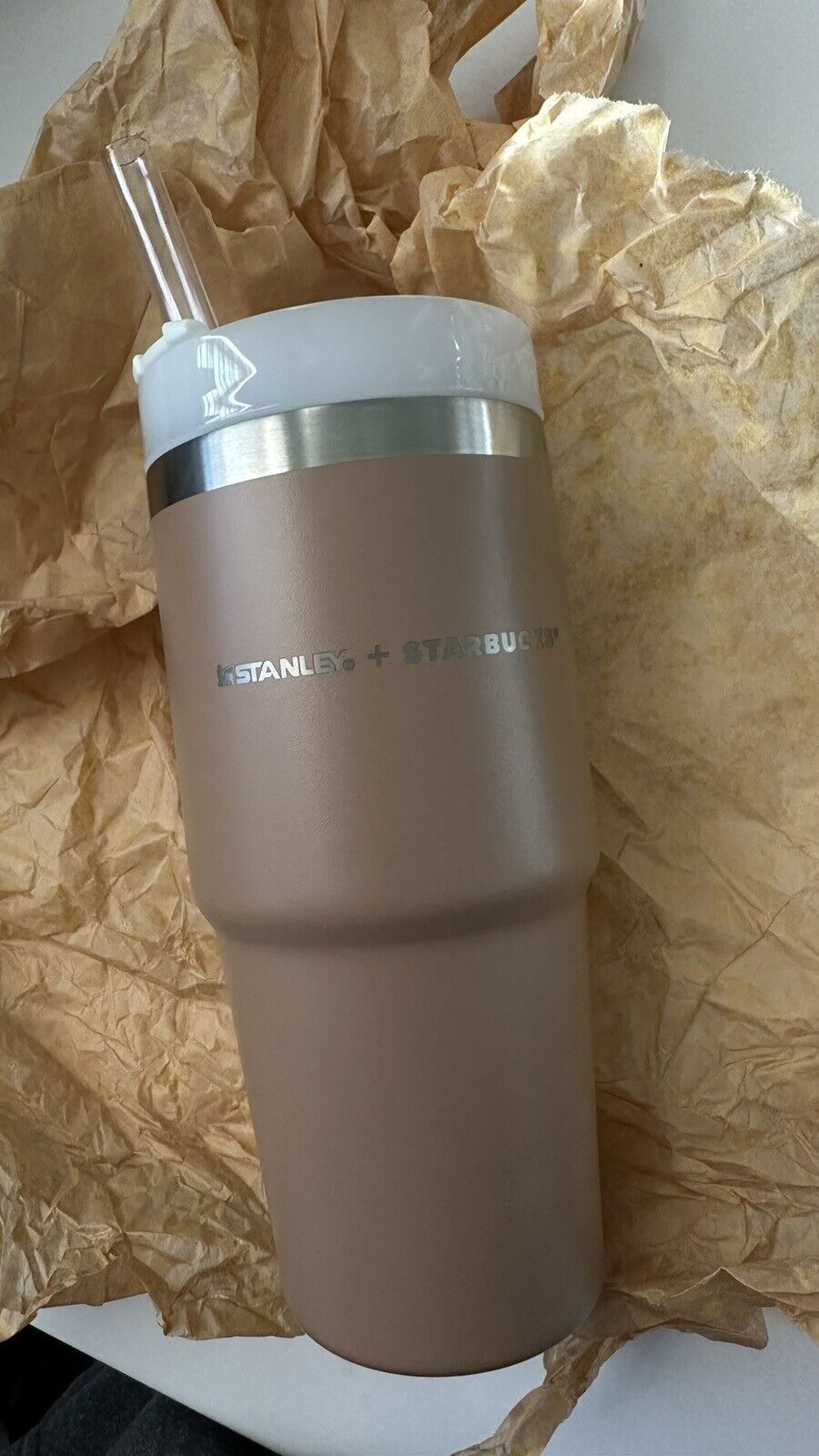 RARE Starbucks + STANLEY Collab Philippines ONLY 2023 CAMEL BROWN 16oz Tumbler