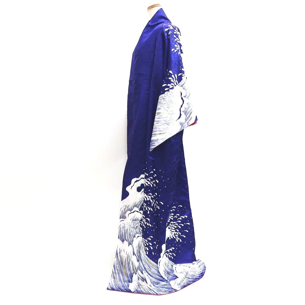 9675J3 Synthetic Japanese Kimono Robe Dress Curling Wave