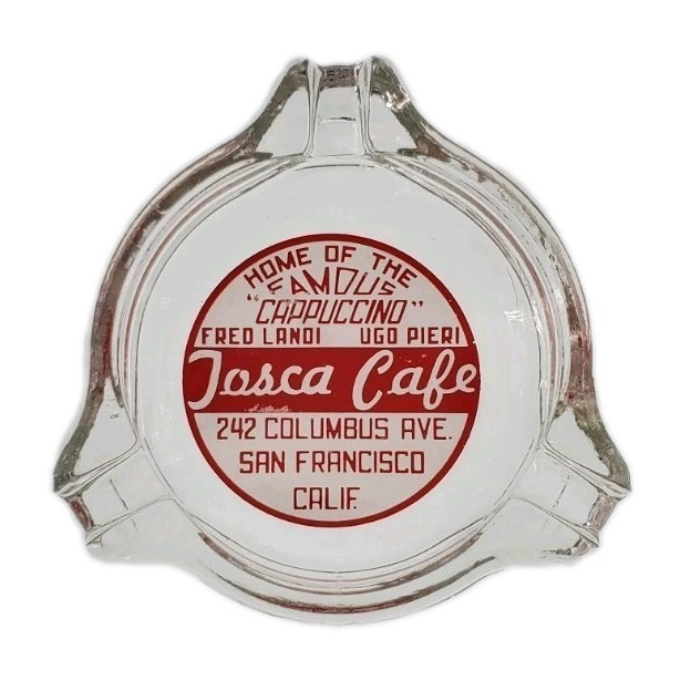 Vintage Ashtray / Tosca Cafe / Fred Landi & Ugo Pieri / San Francisco California Vintage Ashtray / Tosca Cafe / Fred Landi & Ugo Pieri / San Francisco California