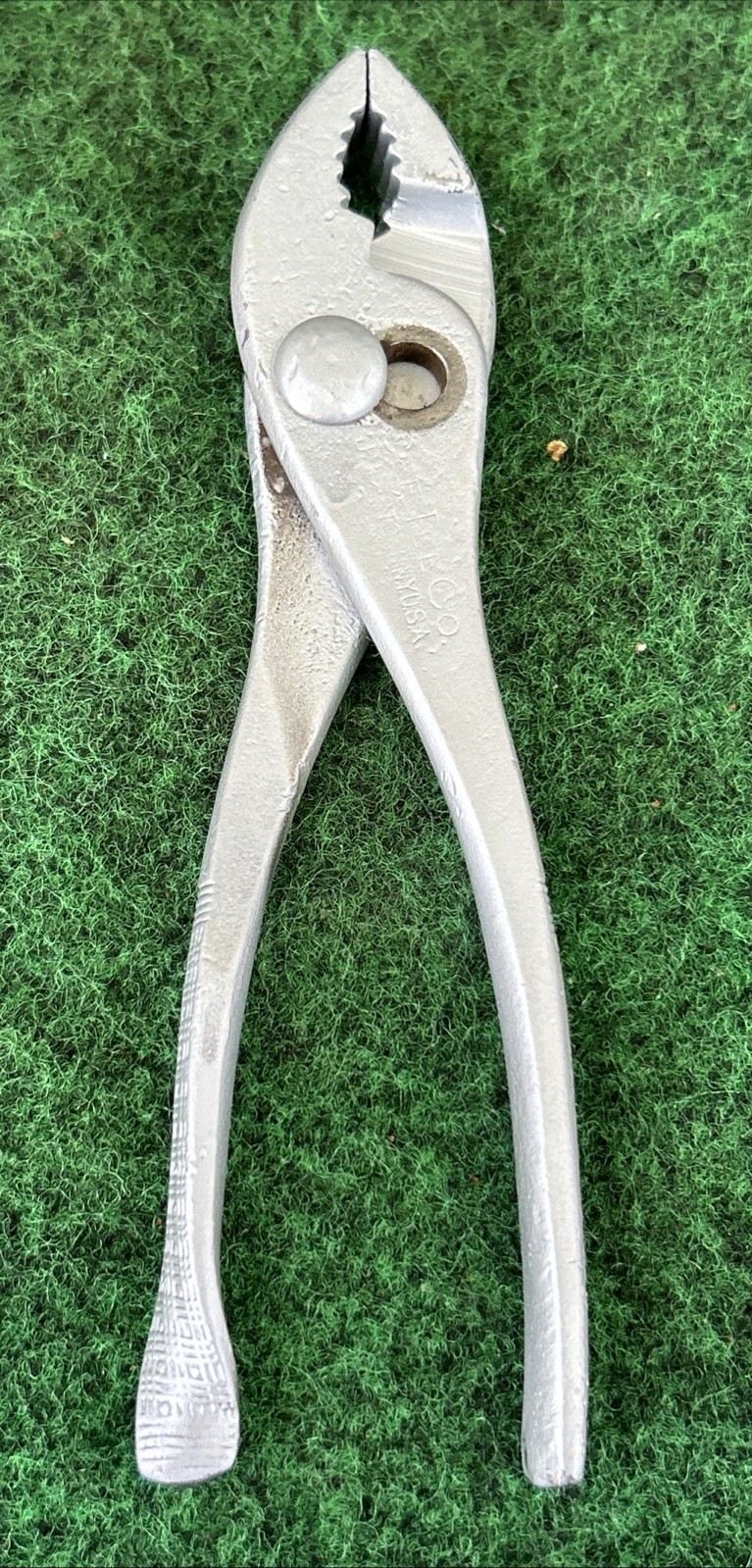 Vintage Cee Tee Co USA Slip Joint Pliers John Deere Factory Used Tool