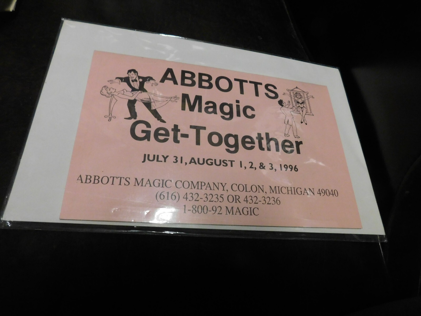 Abbott's Magic Souvenir Program For Magicians - Get Together July 1996