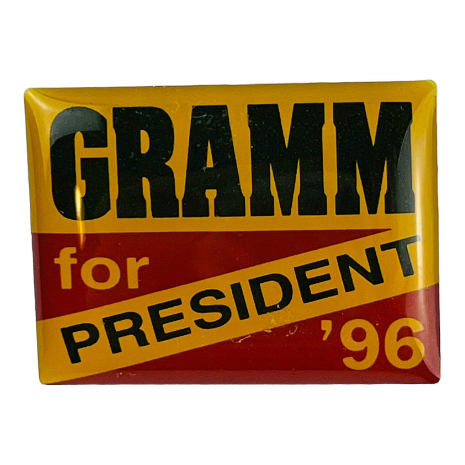 Vintage Phil Gramm For President 1996 Lapel Hat Pin Republican Primary Candidate