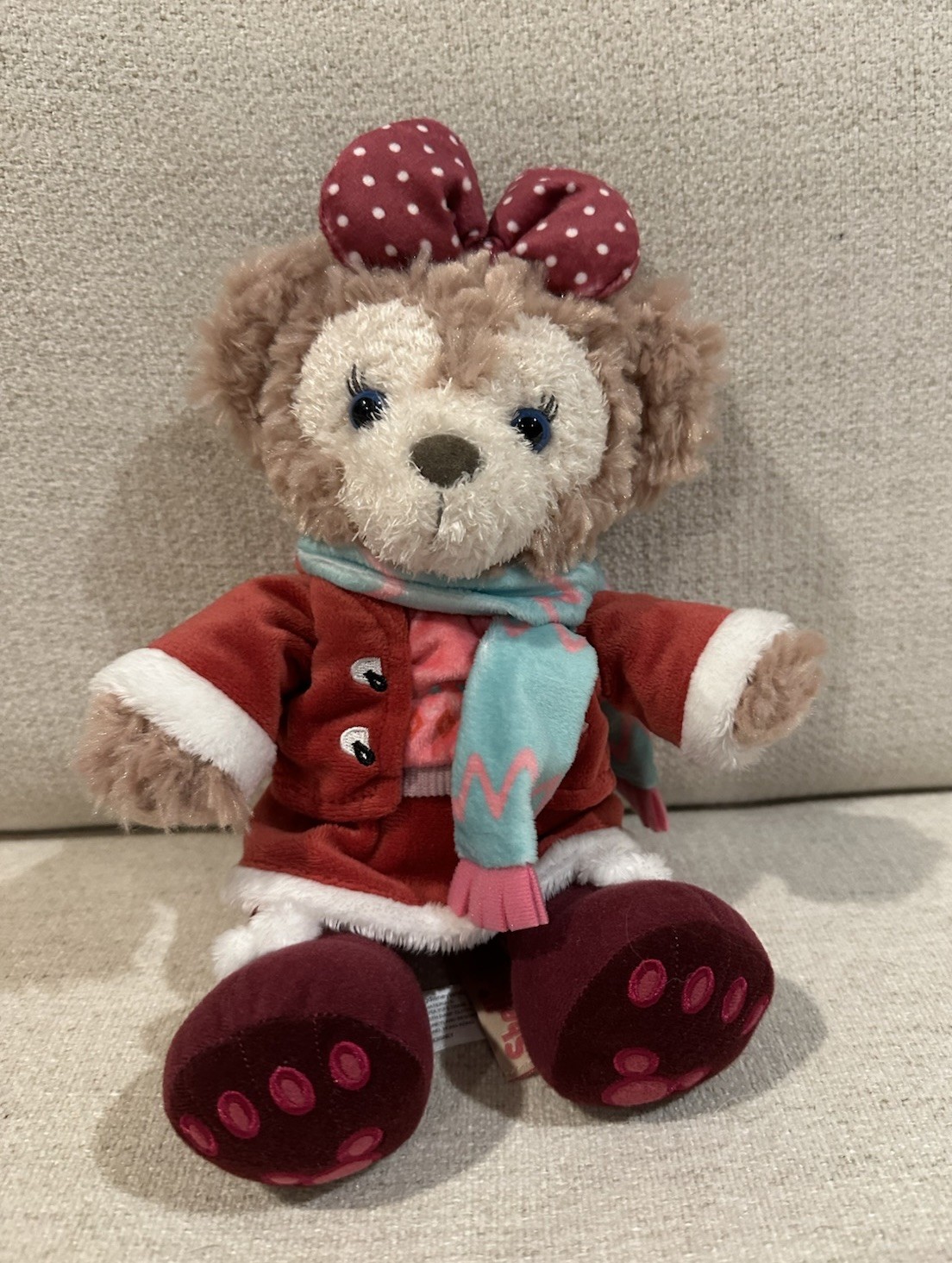 SHELLIE MAY Duffy Winter 2017 9” SS Plush Hong Kong Disneyland RARE