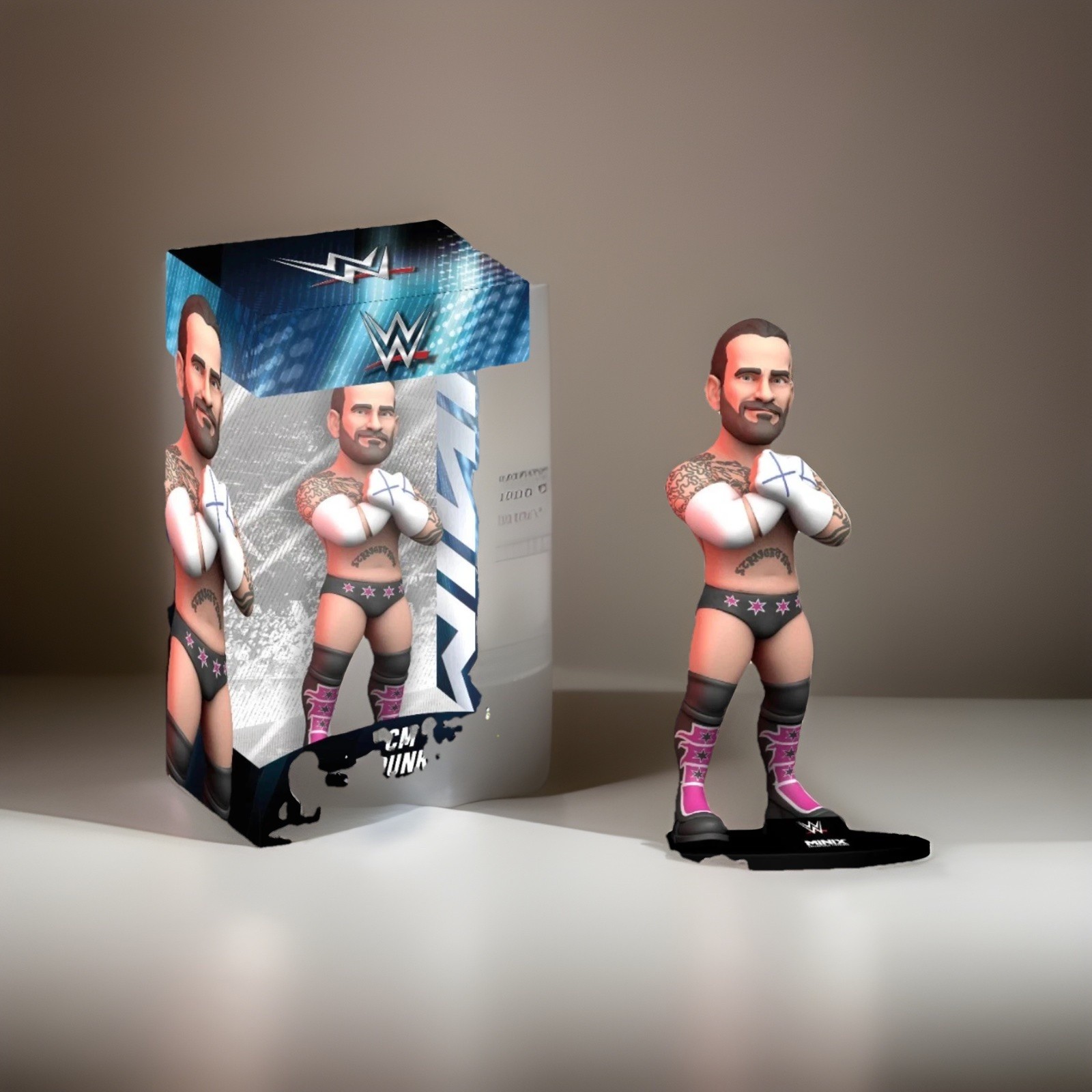 Minix Collectible Figurines CM Punk #112 WWE Wrestling 5 inch Vinyl Figure