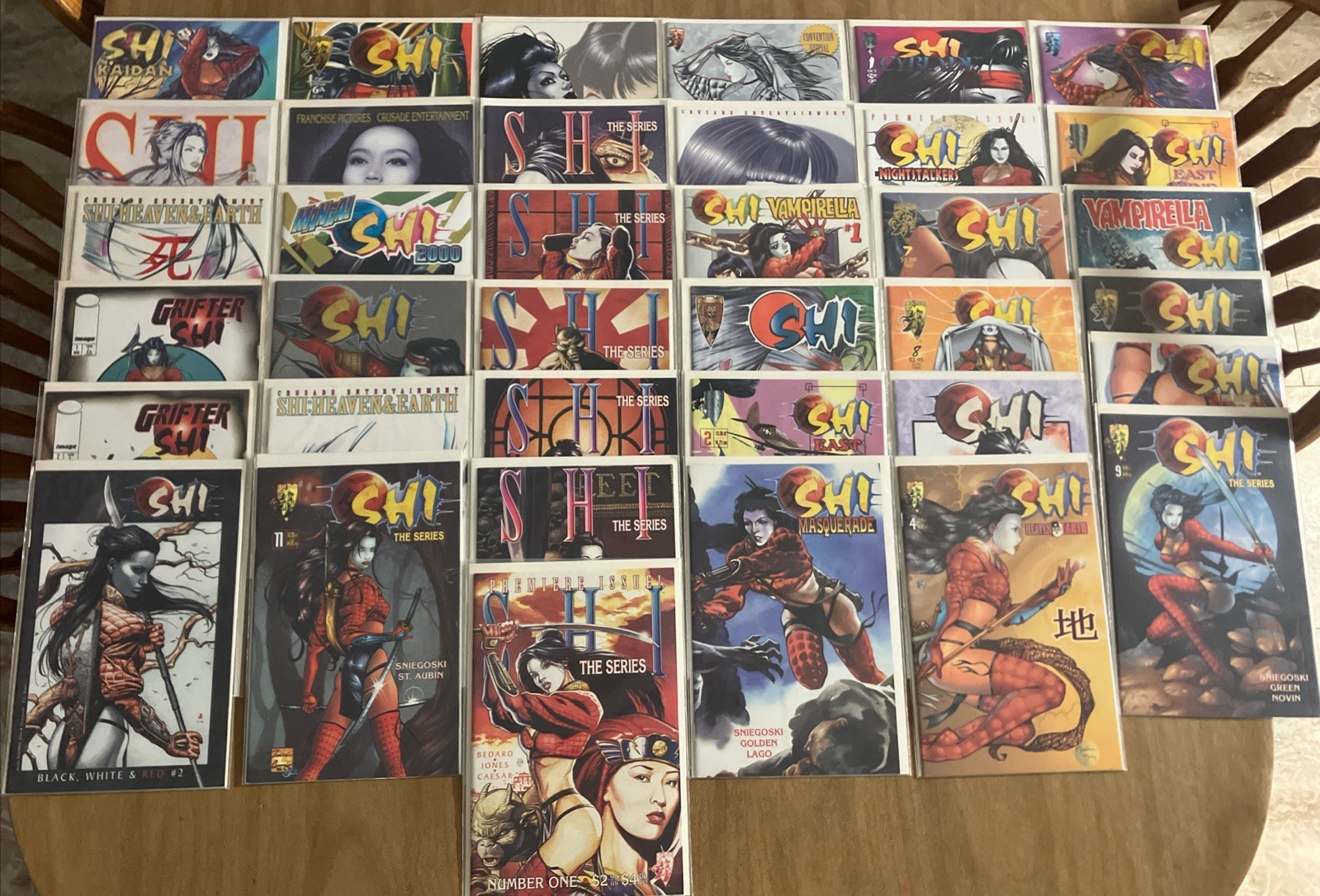 Lot of 37 Issues Shi Comic Books - Crusade, Image, And More
