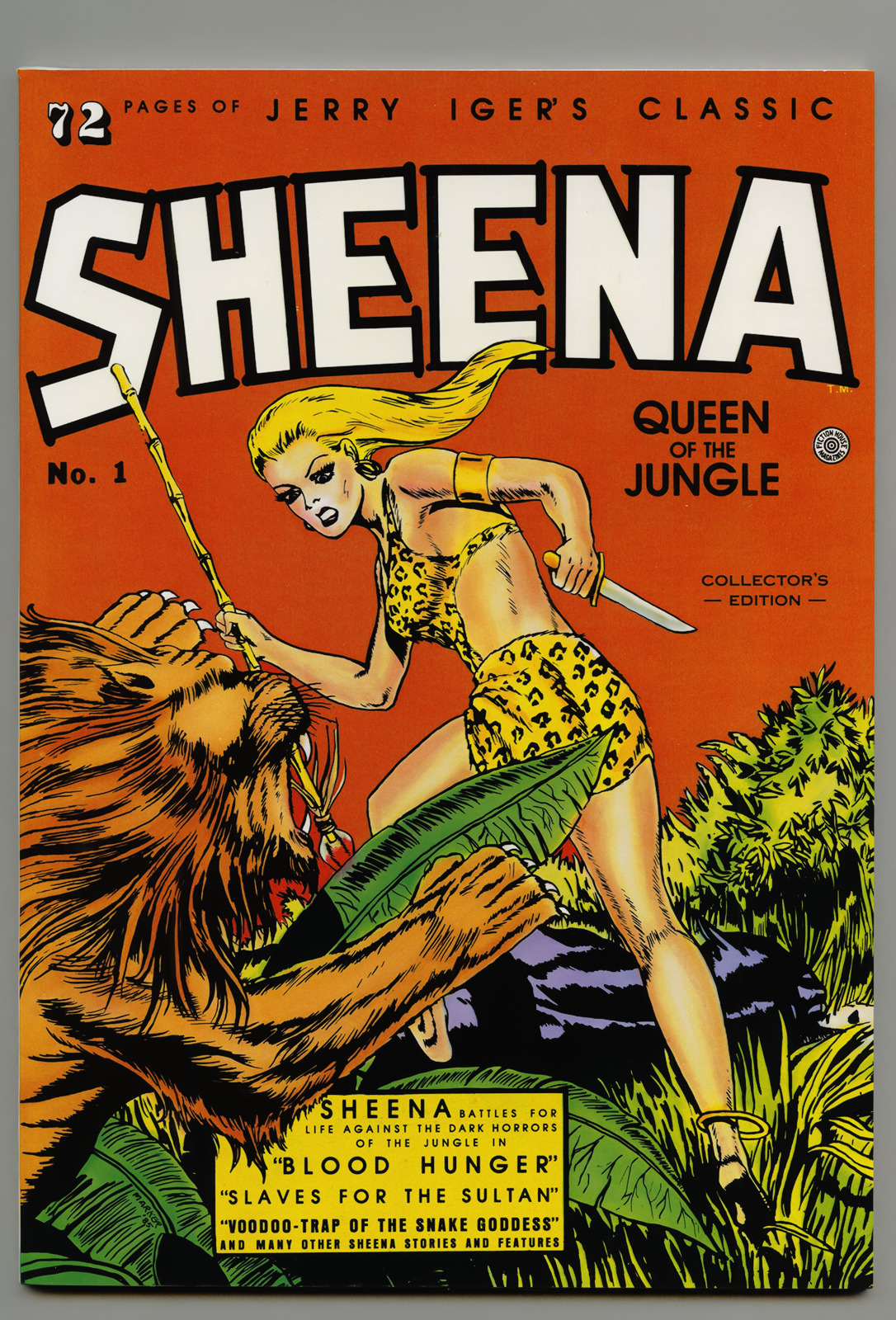 JERRY IGER\'S CLASSIC SHEENA QUEEN OF THE JUNGLE #1  DAVE STEVENS\' SHEENA AD NM