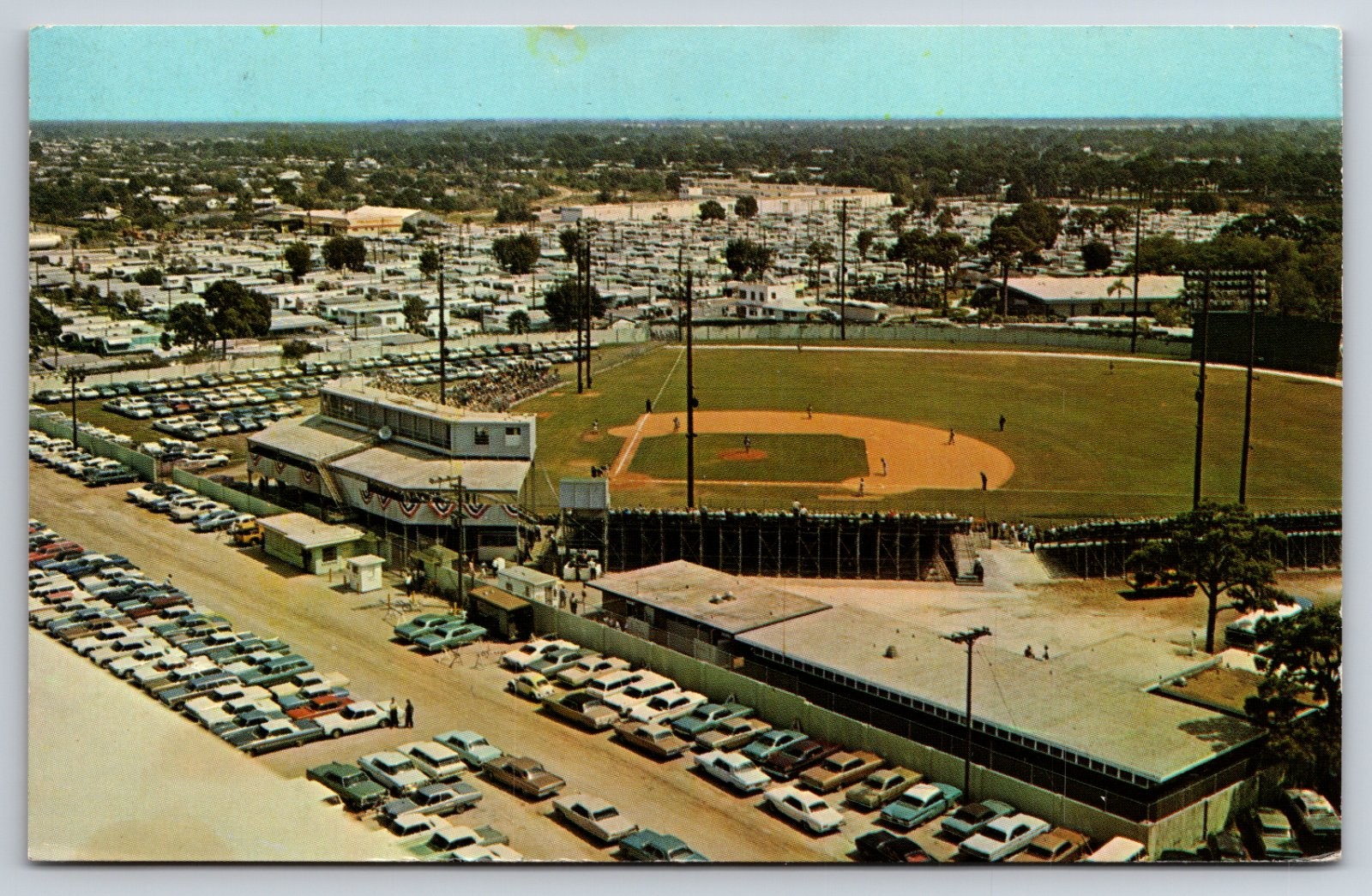Sarasota Florida Baseball Spring Training Mobile Home Park White Sox Postcard
