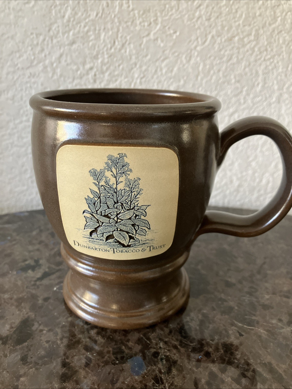 Dunbarton Tobacco & Trust Coffee Mug Hand Thrown 2020 Deneen Pottery NICE