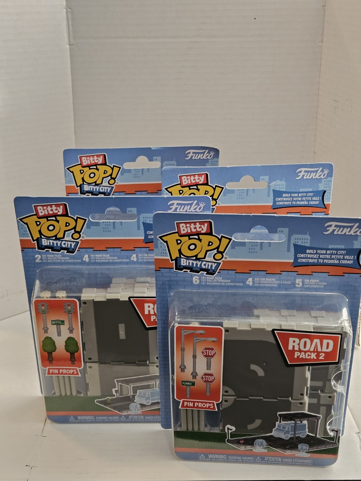 Lot Of 4 Funko Bitty Pop Bitty City: Qty:4 Road 2  packs sealed 