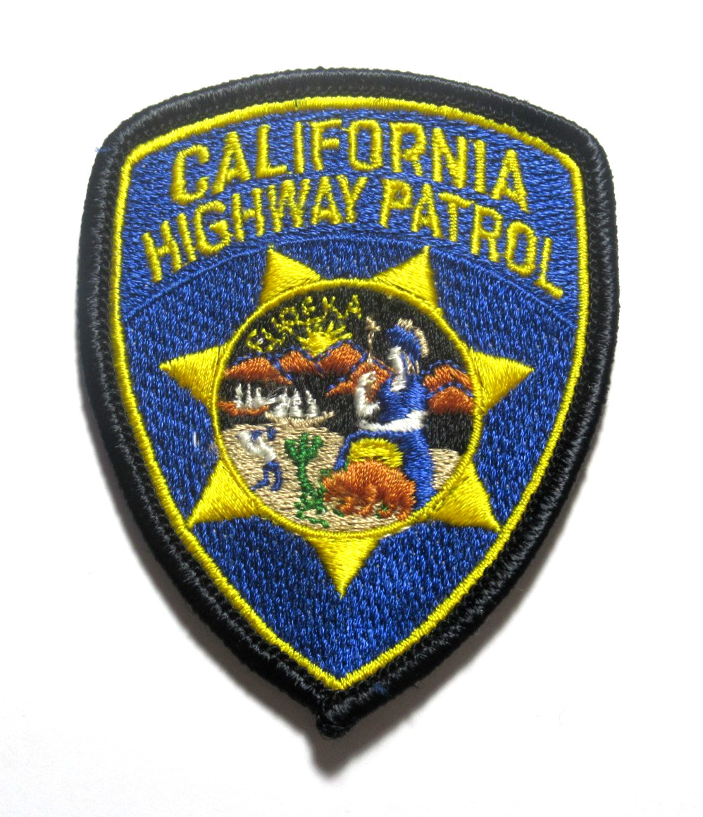 Vintage California Highway Patrol CHP Police Patch Uniform Shoulder Emblem