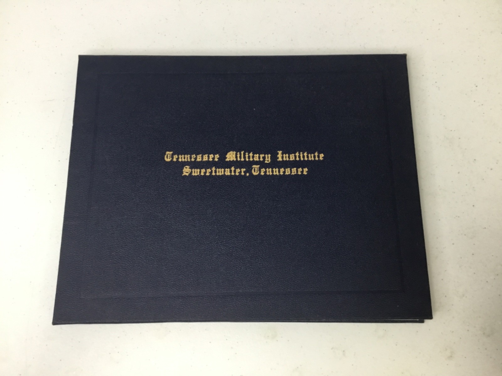 Tennessee Military Institute Diploma 1967