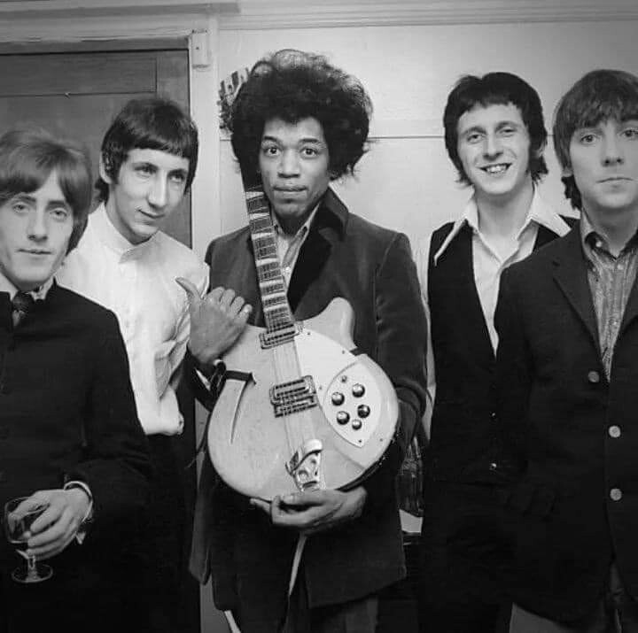 Jimi Hendrix with The Who Re- Print #0405 5x5