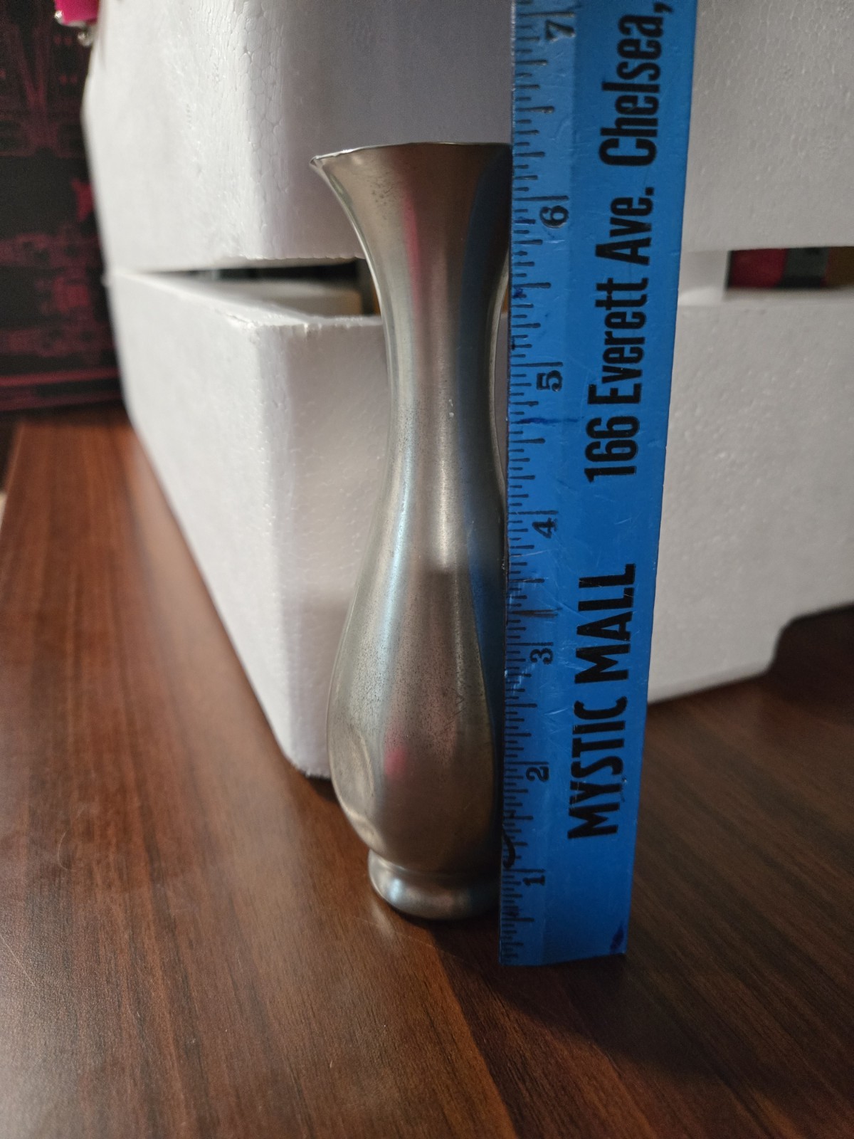 Vintage KMD Royal Holland Pewter Daalderop Vase Bud Vase 6.5