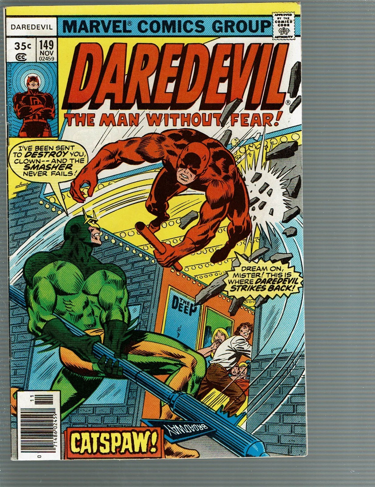Daredevil 149 The Smasher Attacks VF