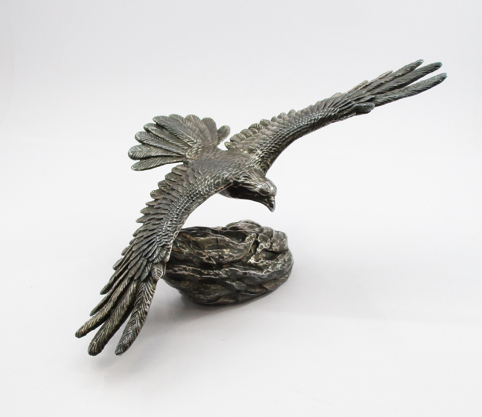 HOTCO Sterling Silver Soaring Eagle American Treasures Collection Statue W/ Box
