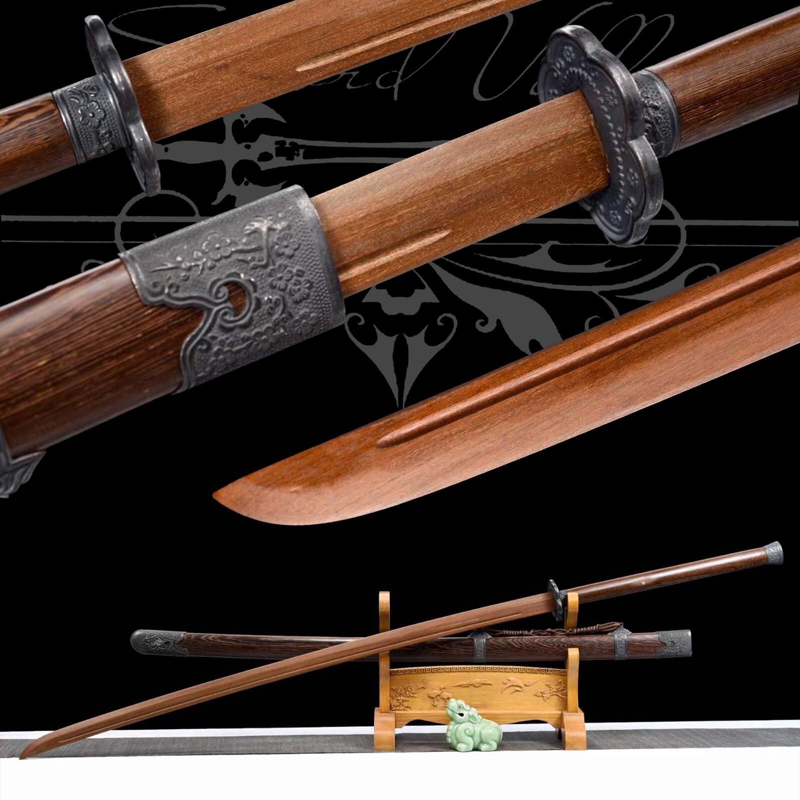 150cm Handmade Wooden Katana/Traditional style/Collectible Sword/Training/Best