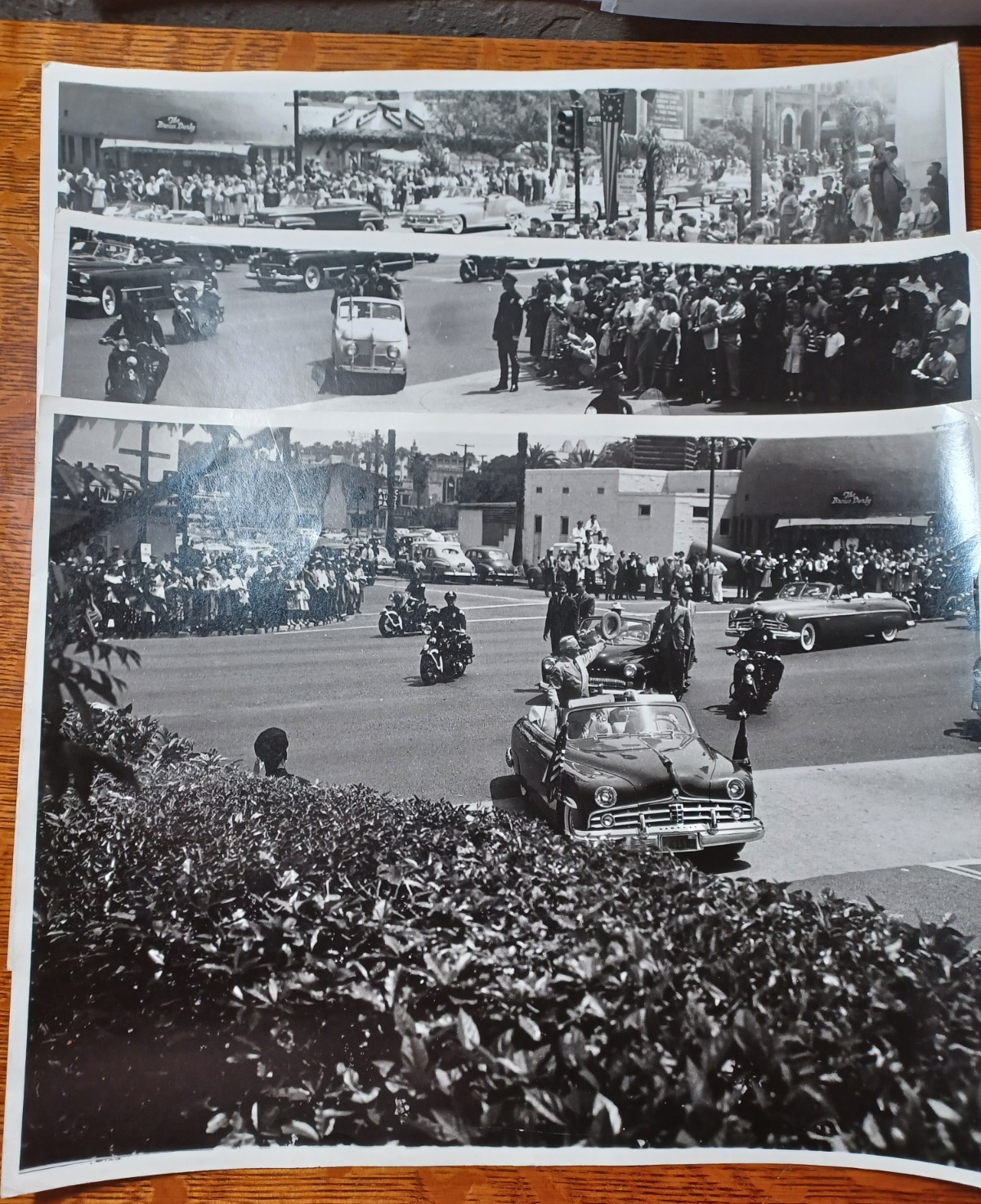 3 1948 President Harry Truman LA Ca  Motorcade Photos 11\
