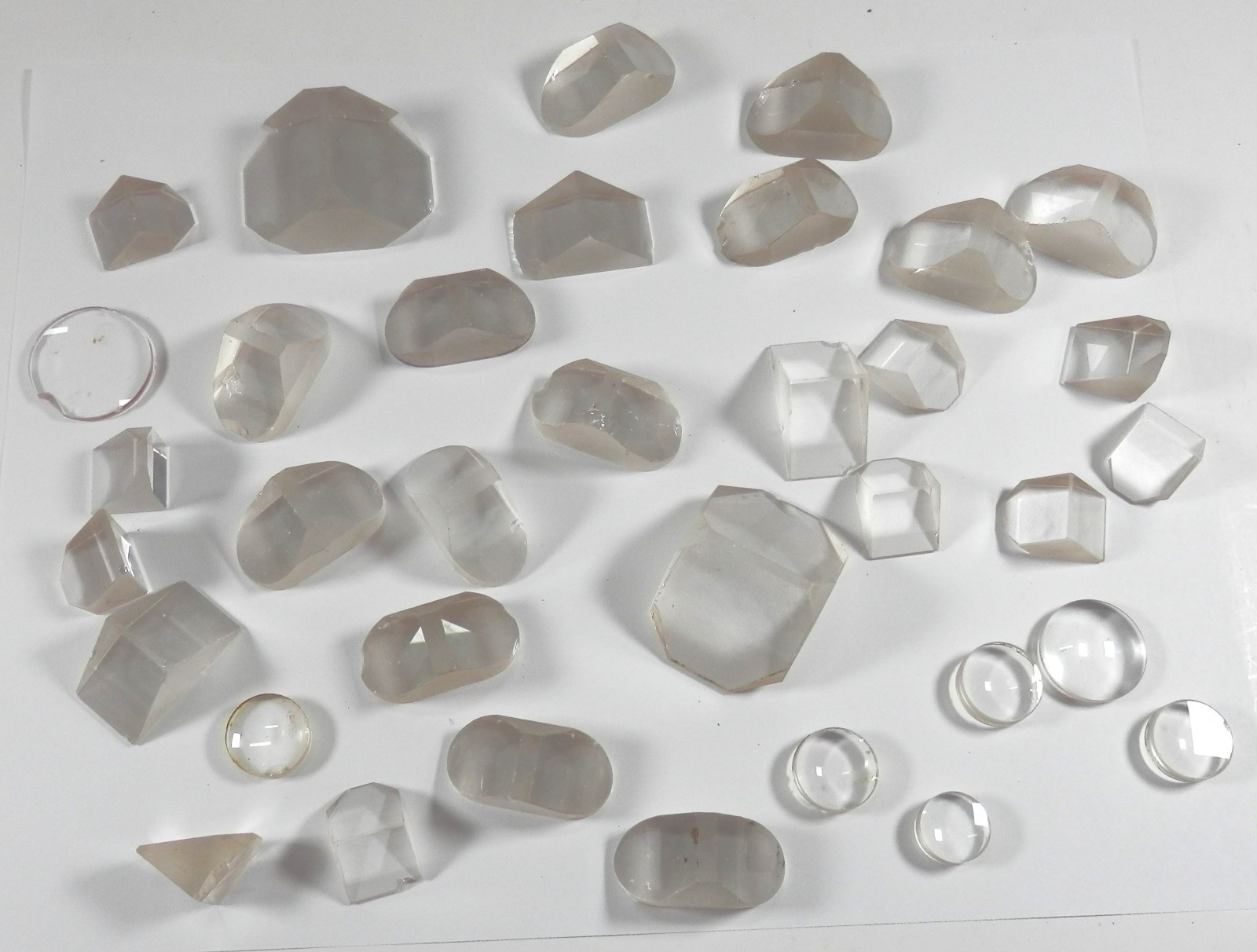 Vintage Optical Glass Prism Lens Micro (35pcs) LOT
