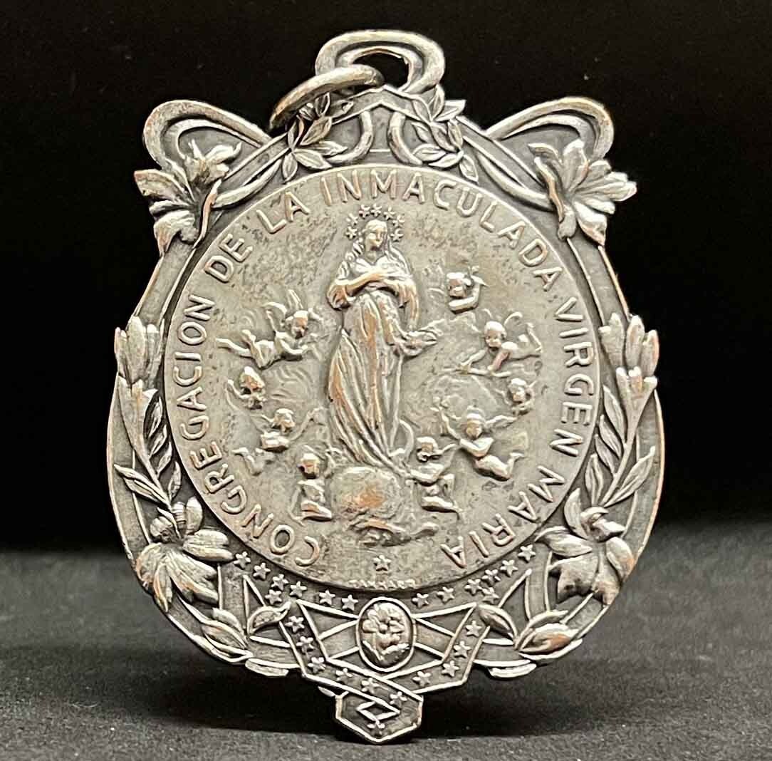 Uruguay 1920´ Immaculate Conception Cherubs, St. Aloysius Gonzaga  Art Nouveau