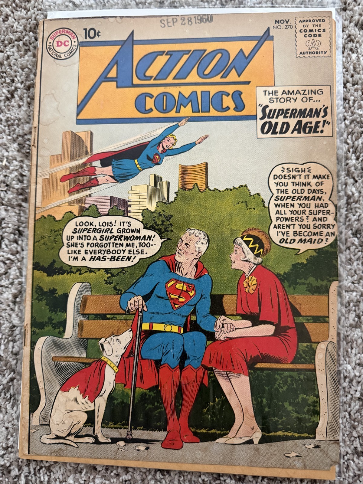 Action Comics #270 PR  superman\'s old age
