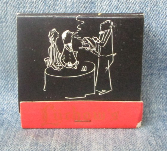 LUCHOW\'S RESTAURANT 14th Street New York City Vintage Full Matchbook HMT9