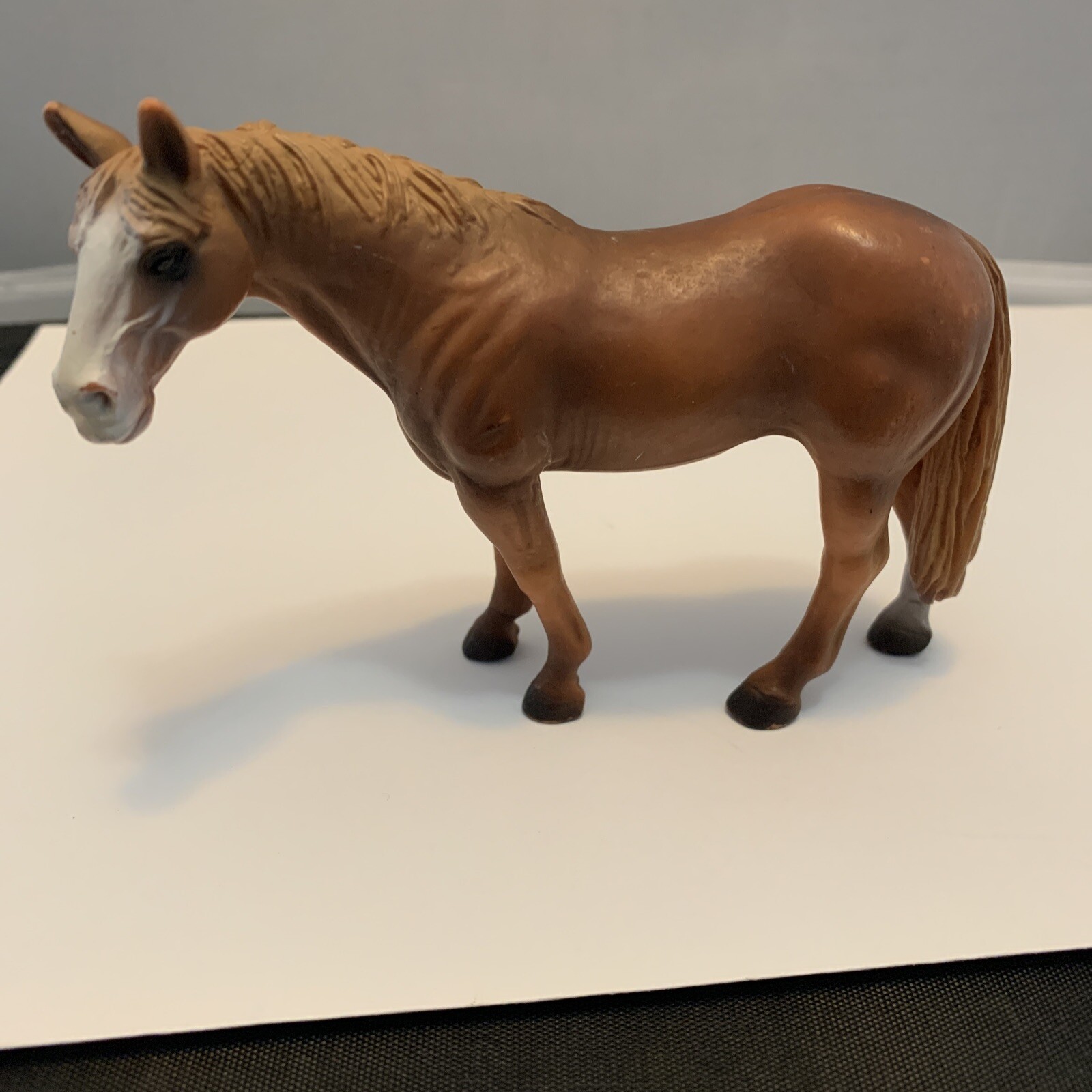 schleich 2000 brown horse white face figurine Germany