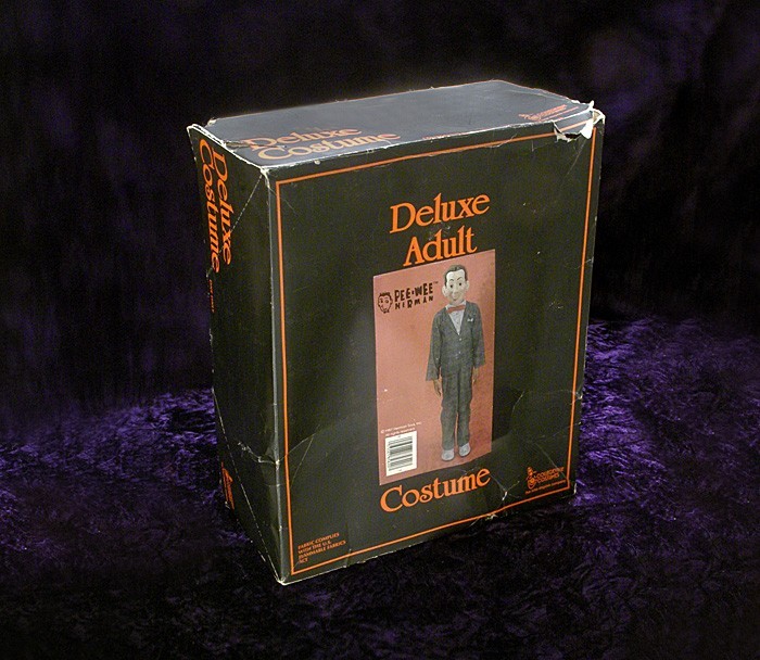 VTG 1987 Pee Wee Herman Collegeville Deluxe Adult Costume Medium 38-40 w/Box