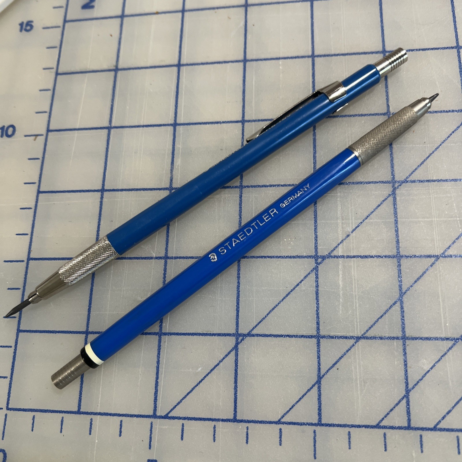 Vintage STAEDTLER Mars Technico 780 & 783 2mm Clutch Pencil Lead Holder Germany