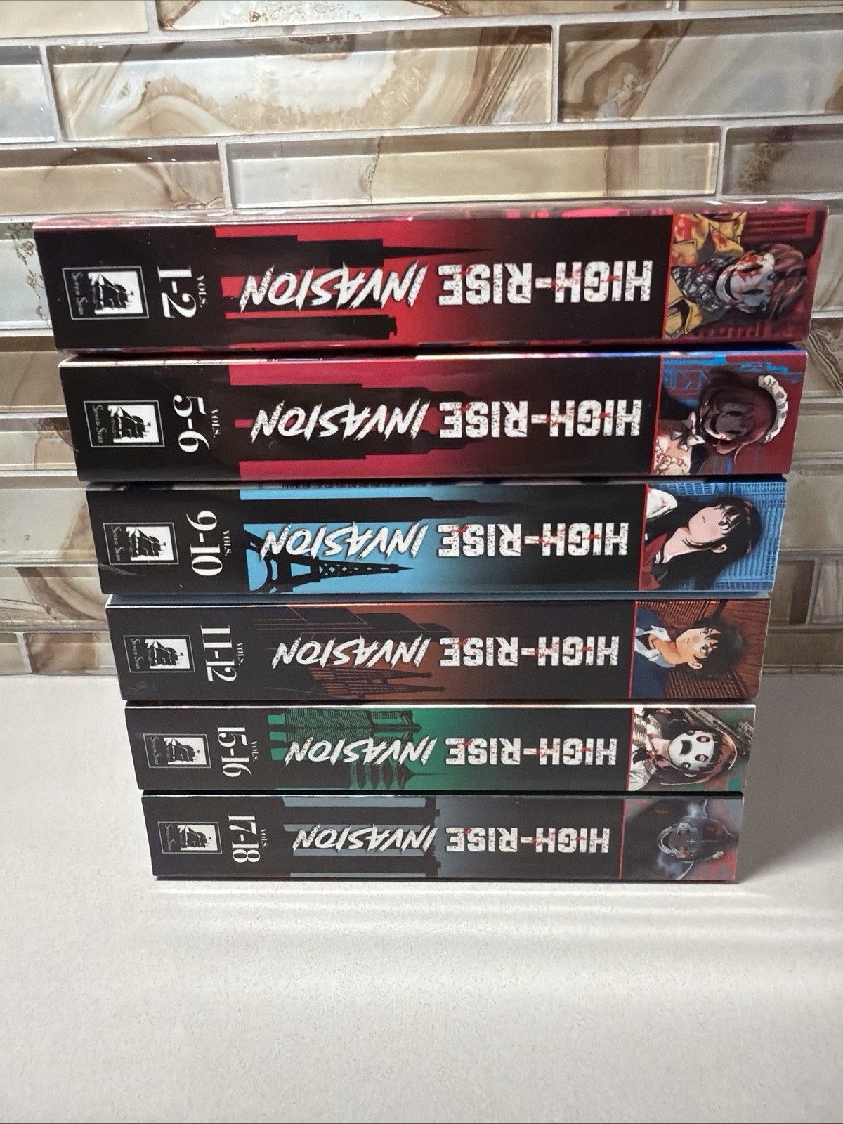 High-Rise Invasion English Manga Lot Volumes 1-2, 5-6, 9-12, 15-18 Collection