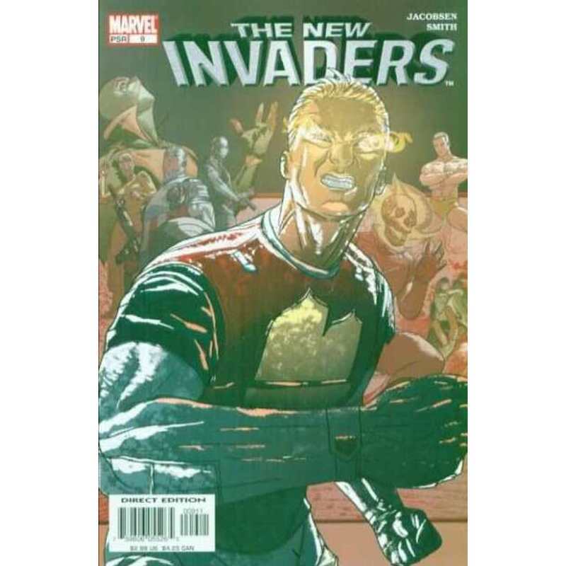 New Invaders #9 in Near Mint condition. Marvel comics [e\