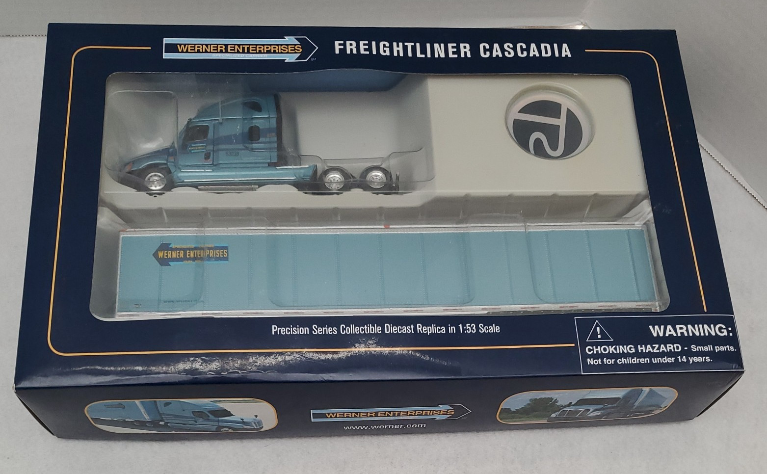 Tonkin Werner Enterprises Freightliner Cascadia Diecast Replica 1:53 Scale Truck