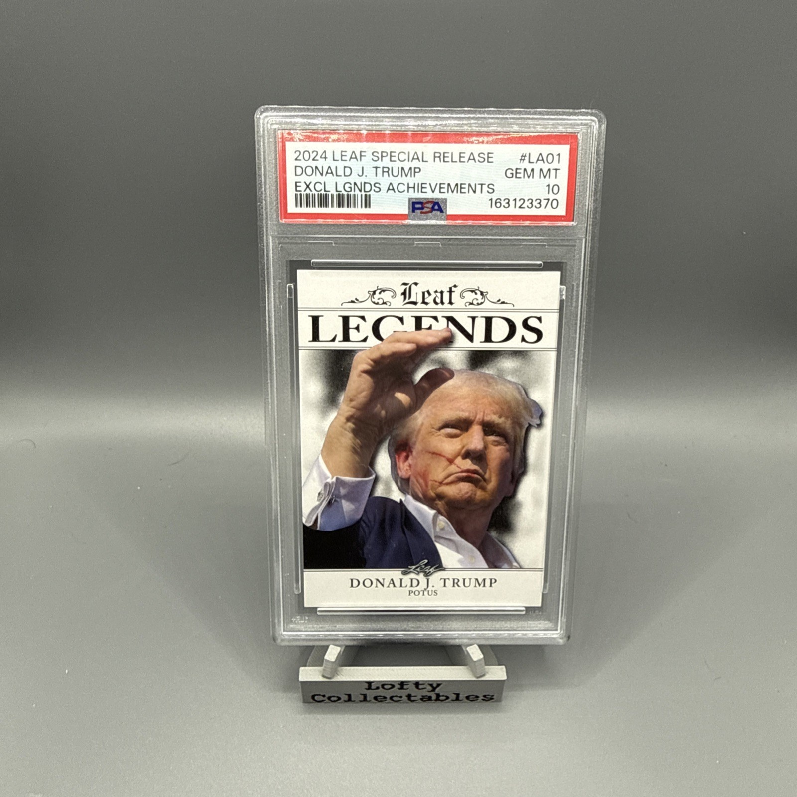 2024 Leaf Legends Donald J. Trump LA-01 PSA 10 POP 6 2024 Leaf Legends Donald J. Trump LA-01 PSA 10 POP 6