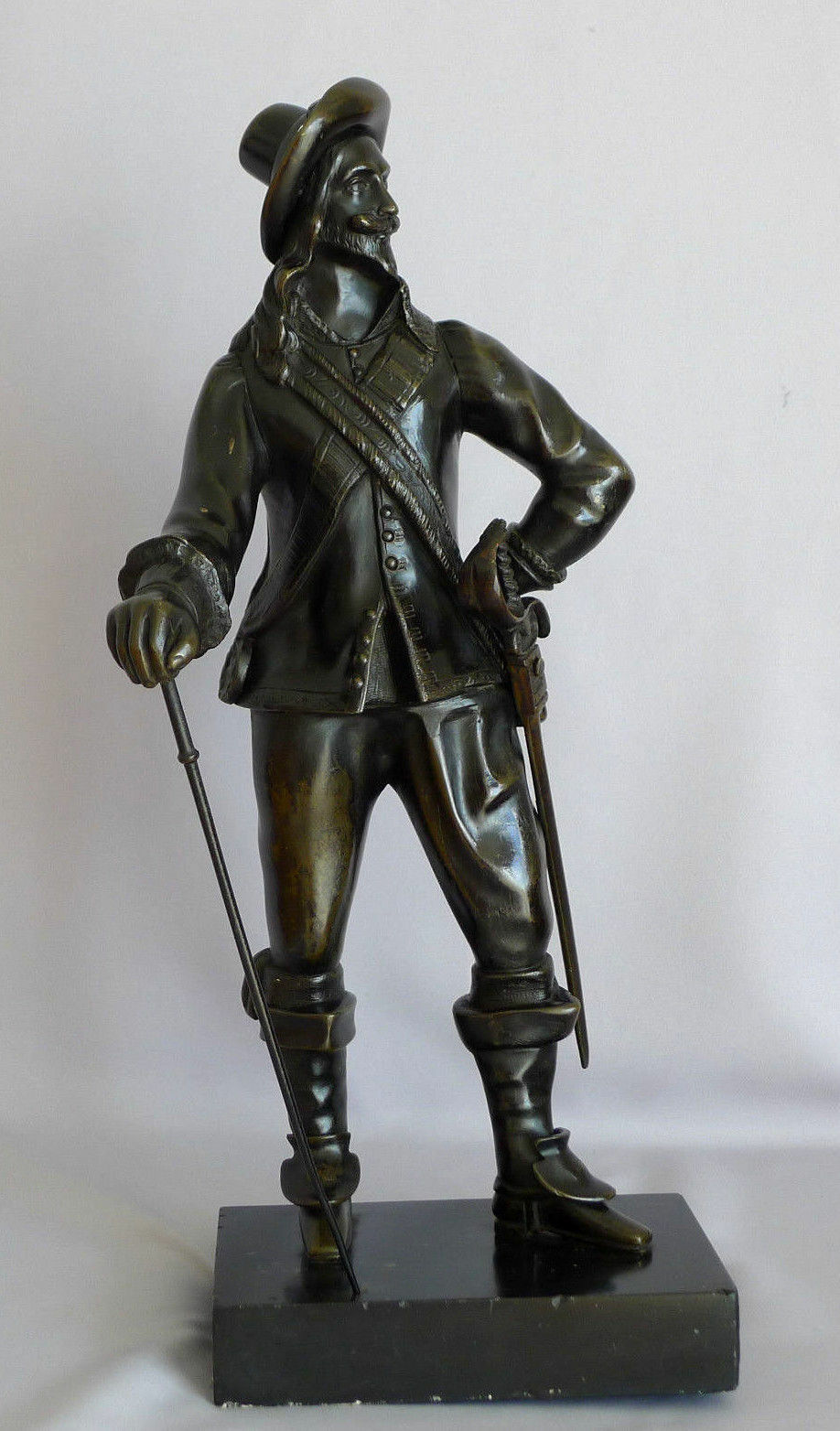 Charles the First Bronze statue, c1790 very rare Charles the First Bronze statue, c1790 very rare