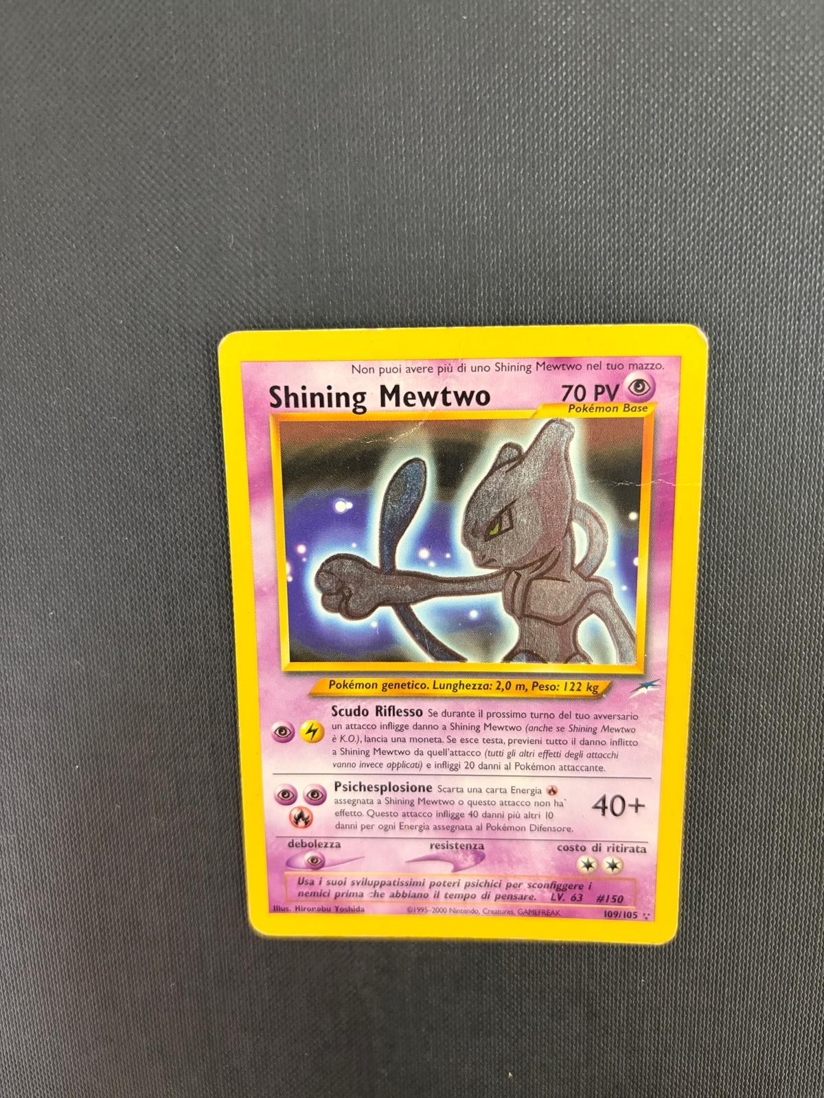 Pokemon Shining Mewtwo 109/105 ITA Pokemon Shining Mewtwo 109/105 ITA