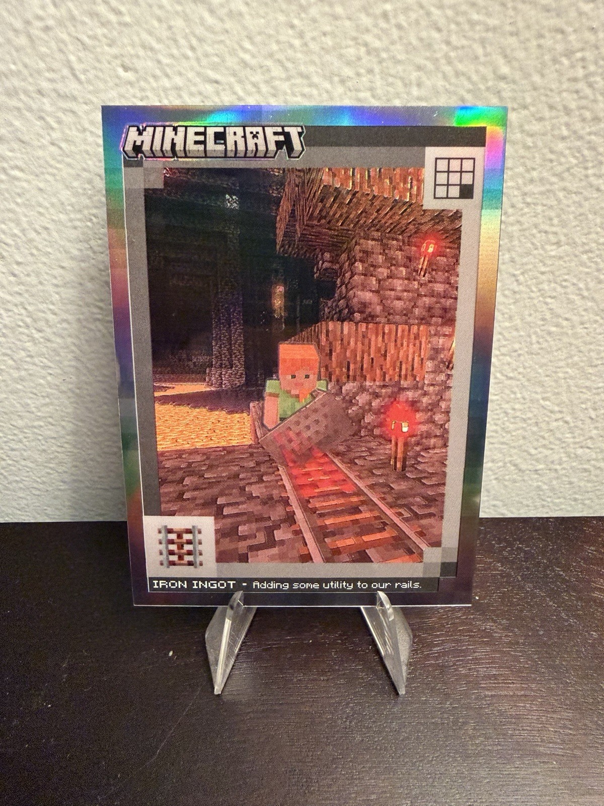 2024 Panini Minecraft - #126 Iron Ignot Silver Prizm /149