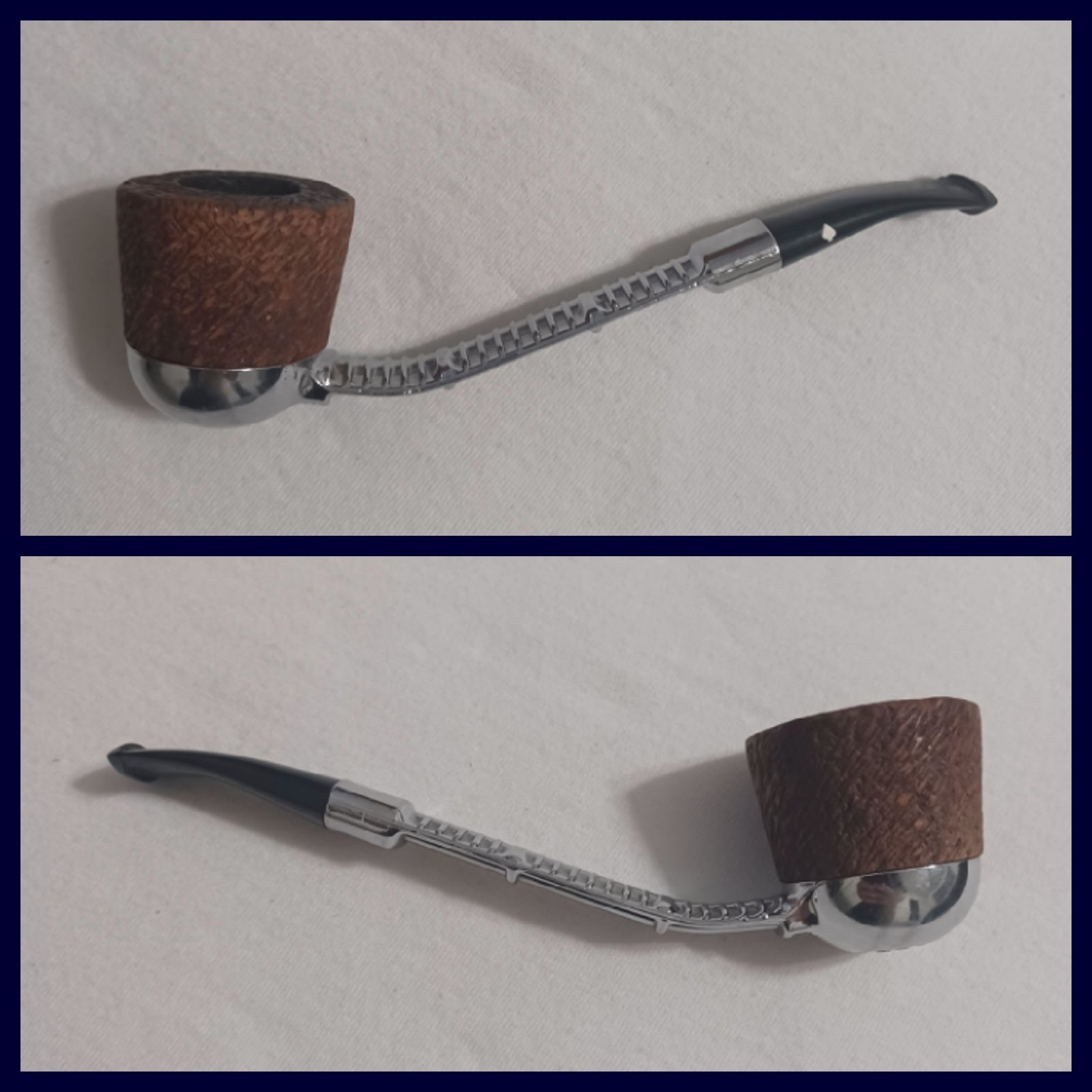 COOL Vintage DR. GRABOW Viking Aluminum Radiator Pipe w/Textured Briar Bowl 👀