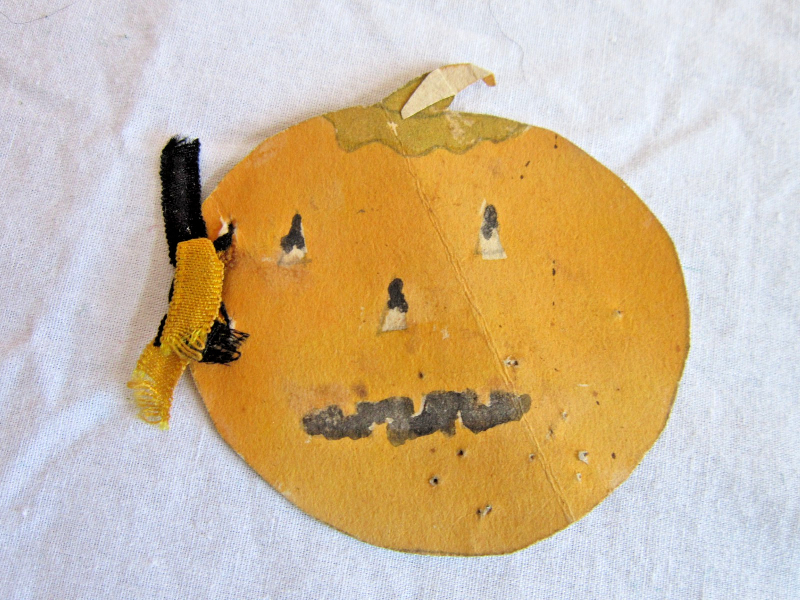 Small Antique 1915 Halloween Jack-O-Lantern Greeting Card / Party invitation Small Antique 1915 Halloween Jack-O-Lantern Greeting Card / Party invitation