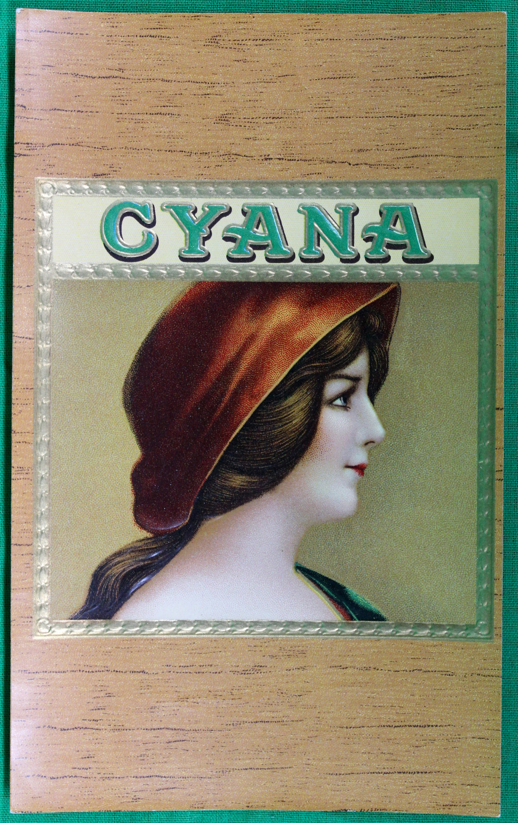 Original Vintage Cyana Cigar Box Unused Label